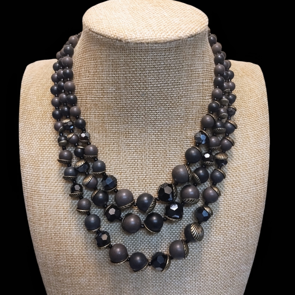 COPY - Premier Designs Necklace CROWD PLEASER 3 In 1 Necklace New In Bag - Picture 3 of 5